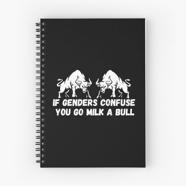 Item preview, If Genders Confuse You Go Milk A Bull designed and sold by IceBathDESIGNS.