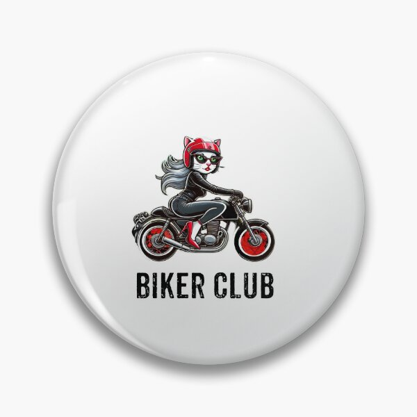 Artikelvorschau, Bikerclub für Frauen, Katzenbesitzerin, Süßes Bikergeschenk, Bikerclub entworfen und verkauft von WHDProduction45.