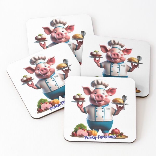 Artikelvorschau, Porky Personas Lustige Schweinefiguren entworfen und verkauft von Drone-tees.