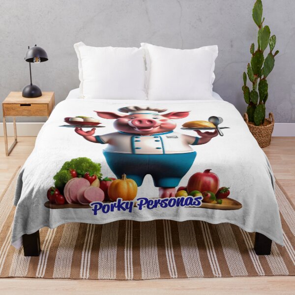 Item preview, Porky Personas Funny Pig Characters designed and sold by Drone-tees.