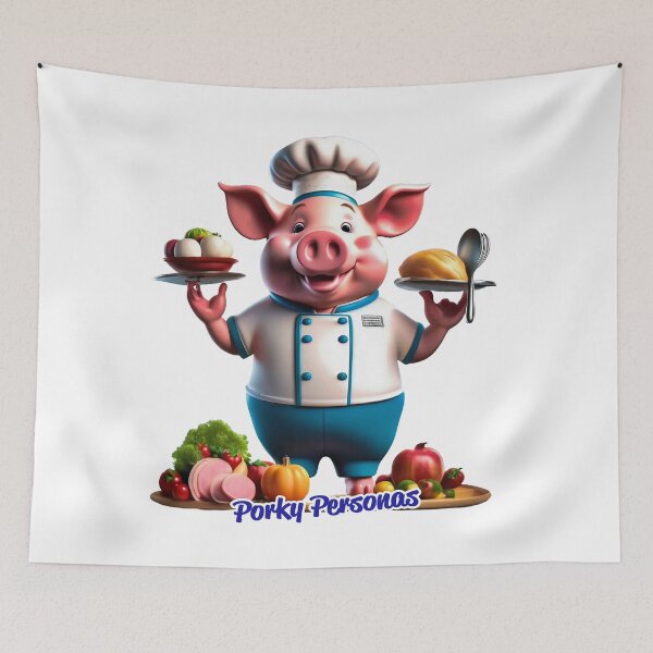 Item preview, Porky Personas Funny Pig Characters designed and sold by Drone-tees.