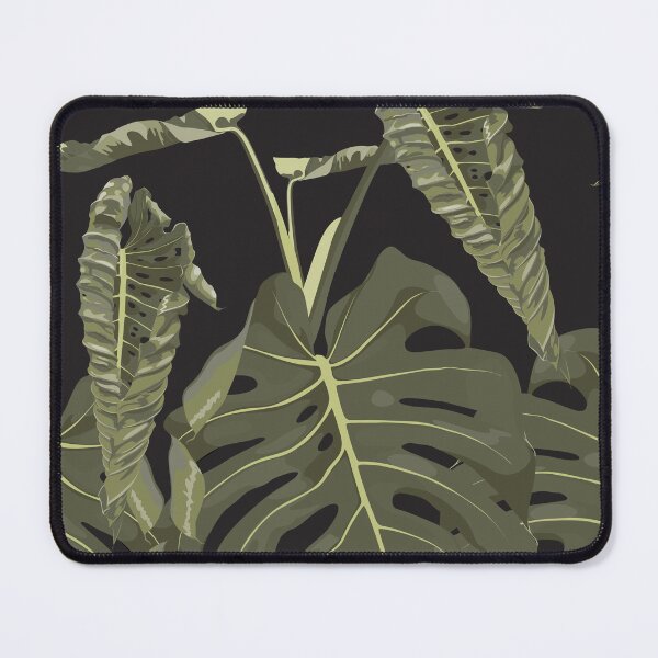 Item preview, Tropical green monstera leaf palms illustration.  designed and sold by MatyKotiv.
