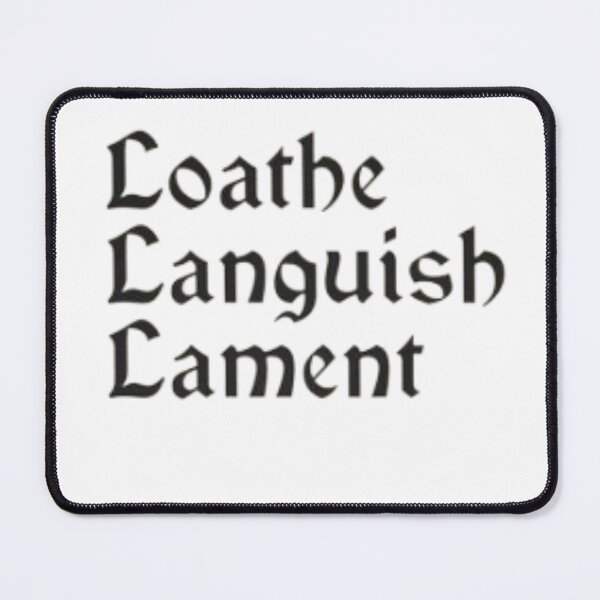 Item preview, Loathe Languish Lement Medieval Knightcore  designed and sold by creepytoesart.