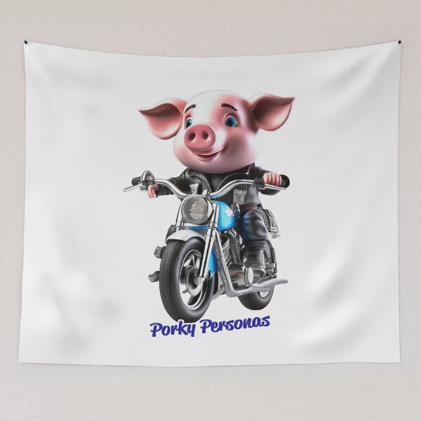 Artikelvorschau, Porky Personas Lustige Schweinefiguren entworfen und verkauft von Drone-tees.