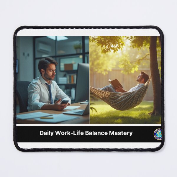 Item preview, Daily Work-Life Balance Mastery designed and sold by Make It A Better Day.