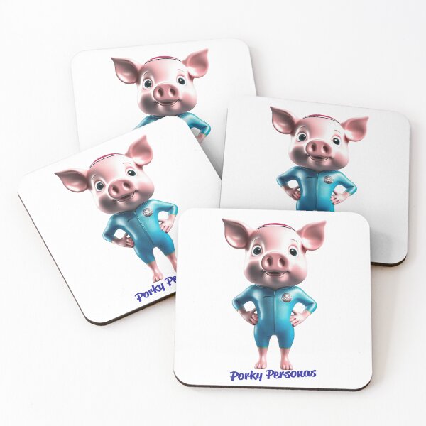 Artikelvorschau, Porky Personas Lustige Schweinefiguren entworfen und verkauft von Drone-tees.