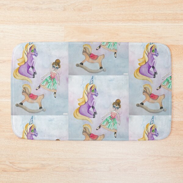 Item preview, Unicorn and ballerina soft cute watercolor designed and sold by super_shimizu.