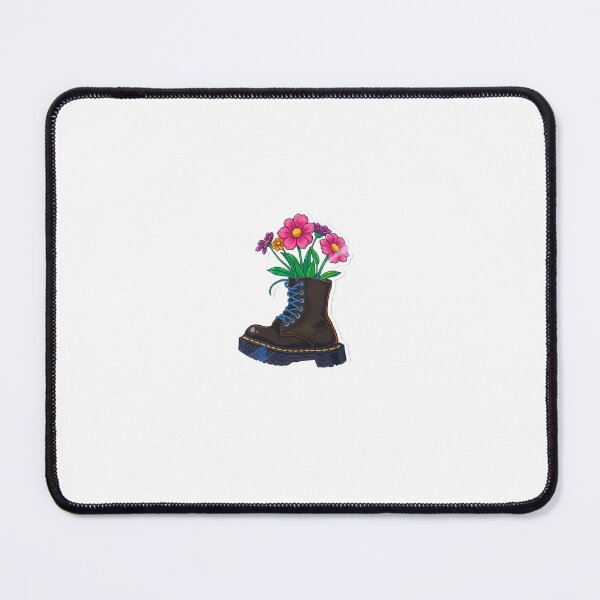 Item preview, flowers growing from doc marten boot designed and sold by QuantumPalette.