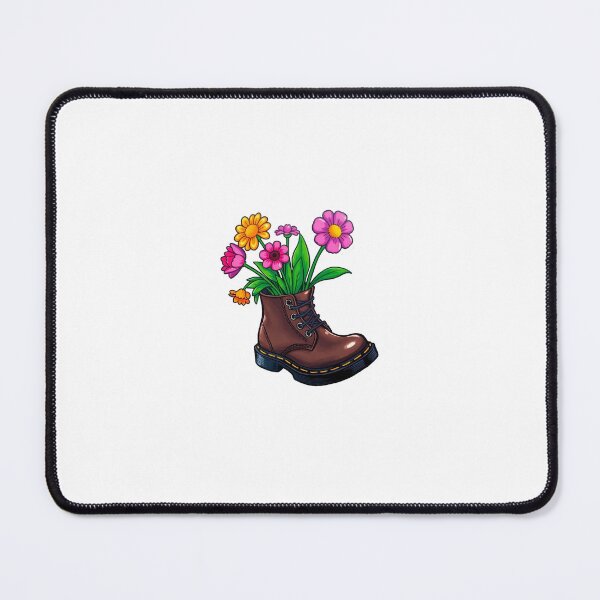 Item preview, flowers growing from doc marten boot designed and sold by QuantumPalette.