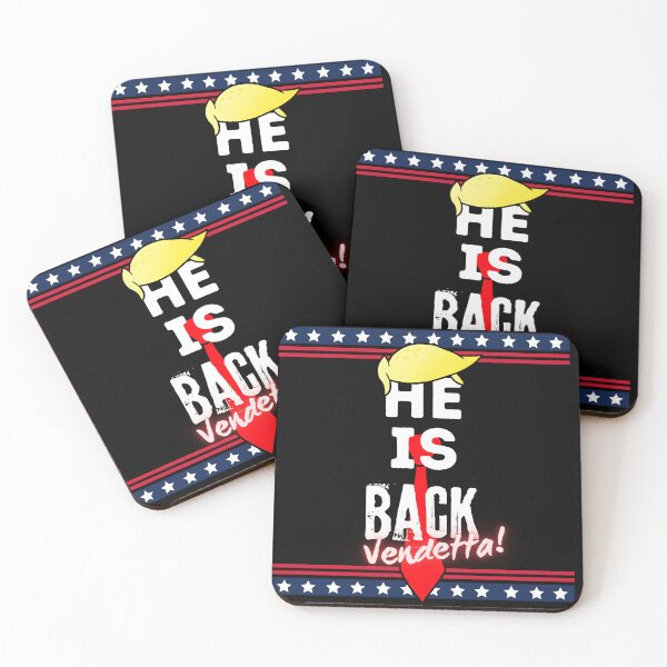 Item preview, He is back Iconic Trump Hair T-shirt designed and sold by tastodesign.