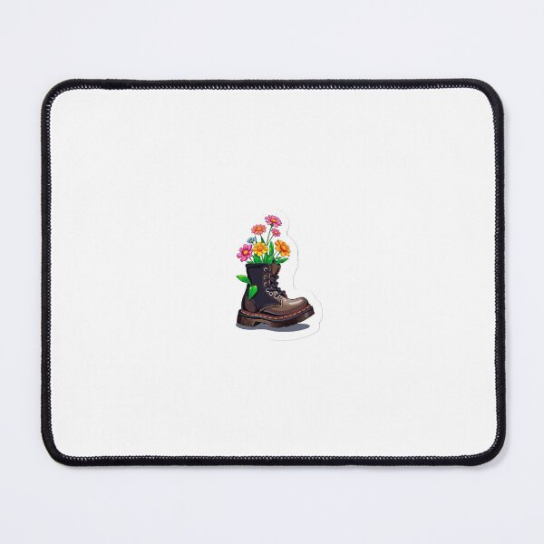 Item preview, flowers growing from doc marten boot designed and sold by QuantumPalette.