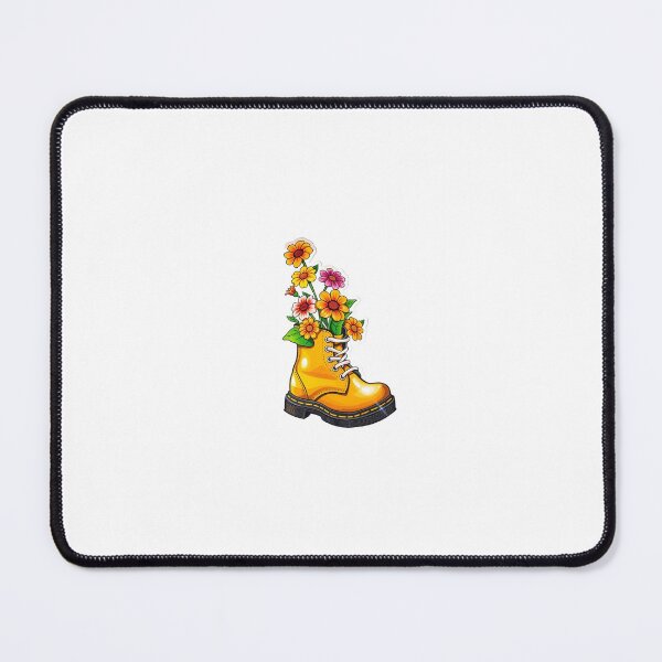 Item preview, flowers growing from doc marten boot designed and sold by QuantumPalette.