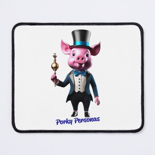 Item preview, Porky Personas Funny Pig Characters designed and sold by Drone-tees.