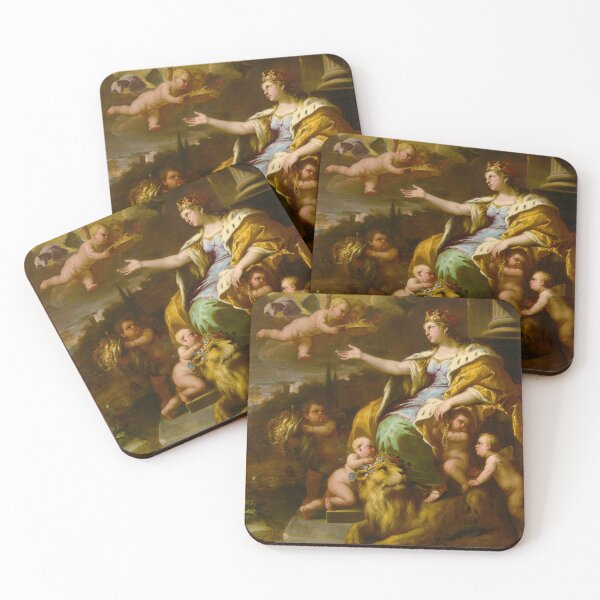 Item preview, Allegory of Magnanimity: A Baroque Masterpiece by Luca Giordano, circa 1670 - Italian Art designed and sold by HistoryOnWalls.