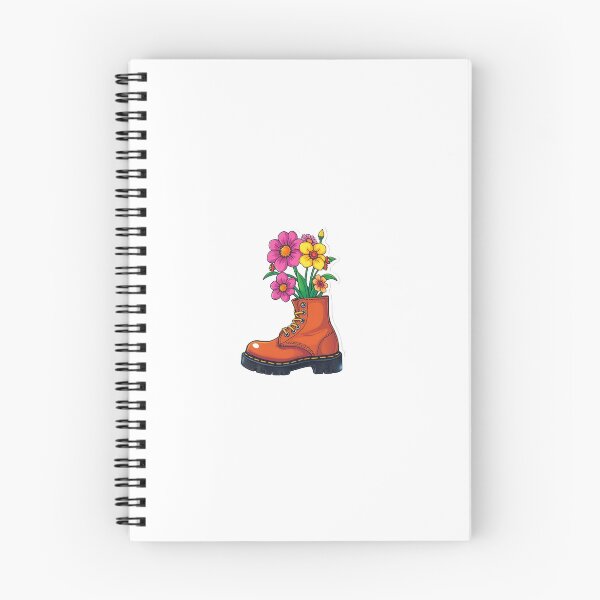 Item preview, flowers growing from doc marten boot designed and sold by QuantumPalette.