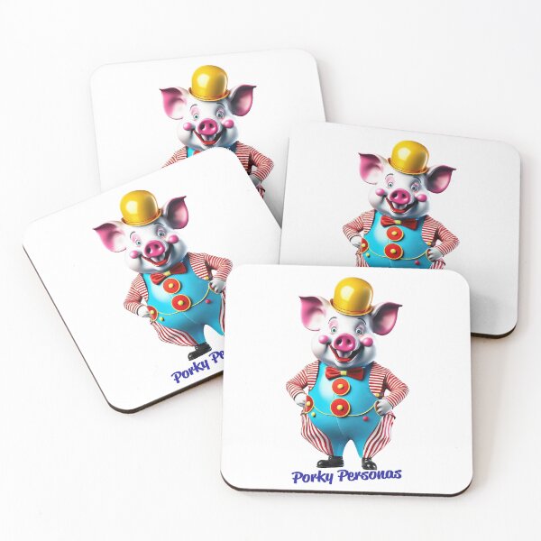 Item preview, Porky Personas Funny Pig Characters designed and sold by Drone-tees.