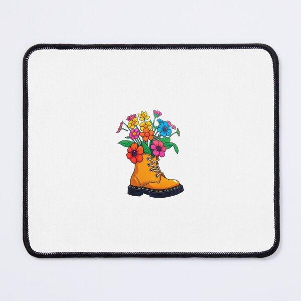 Item preview, flowers growing from doc marten boot designed and sold by QuantumPalette.