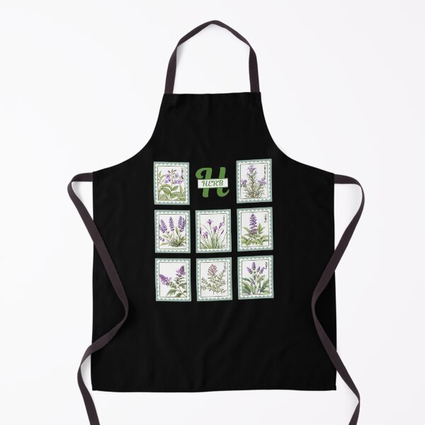 Item preview, Herb stamp collage in green designed and sold by whee25.