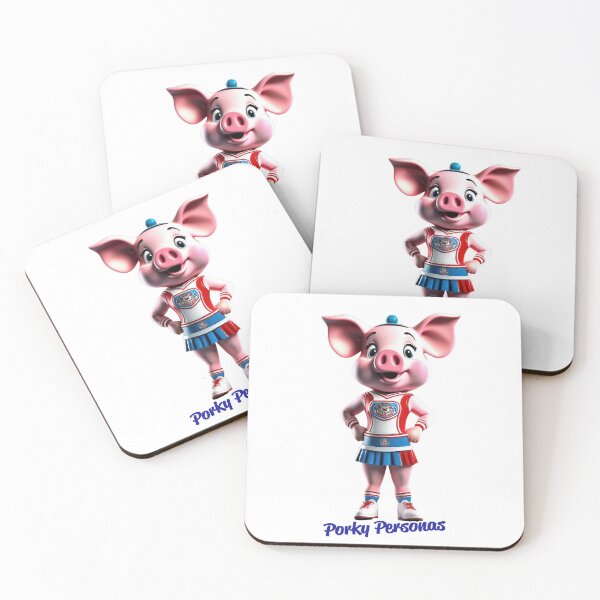Item preview, Porky Personas Funny Pig Characters designed and sold by Drone-tees.