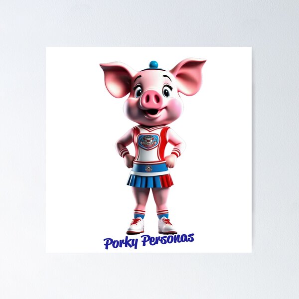 Item preview, Porky Personas Personajes divertidos de cerdos designed and sold by Drone-tees.
