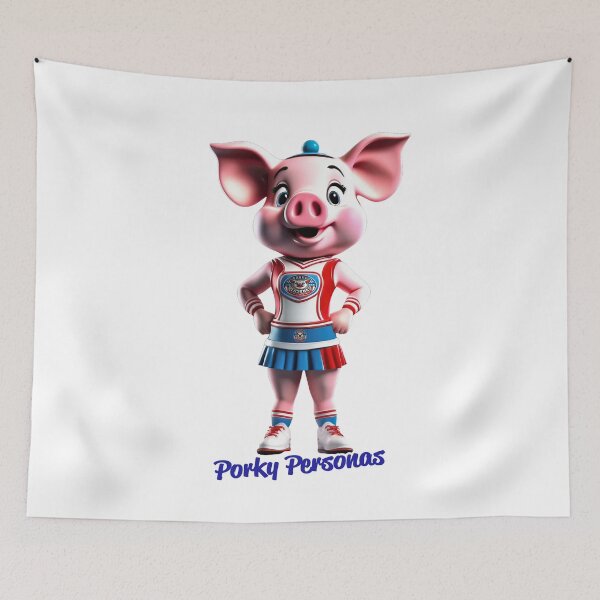 Item preview, Porky Personas Funny Pig Characters designed and sold by Drone-tees.
