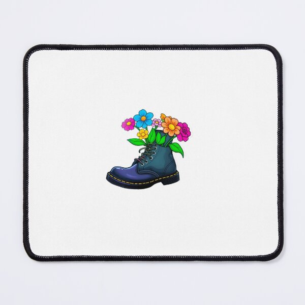 Item preview, flowers growing from doc marten boot designed and sold by QuantumPalette.
