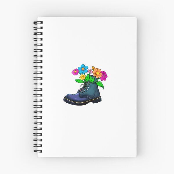 Item preview, flowers growing from doc marten boot designed and sold by QuantumPalette.