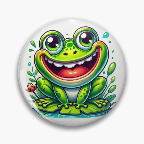 Aperçu de l'œuvre Caricature Amusante de Grenouille - Humour et Couleurs créée et vendue par ariine.