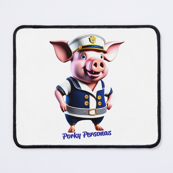 Item preview, Porky Personas Funny Pig Characters designed and sold by Drone-tees.