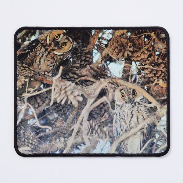 Item preview, owls hiding in a tree designed and sold by NURIAVIGAD.