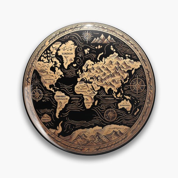 Item preview, Fantasy World Map designed and sold by StagInk.