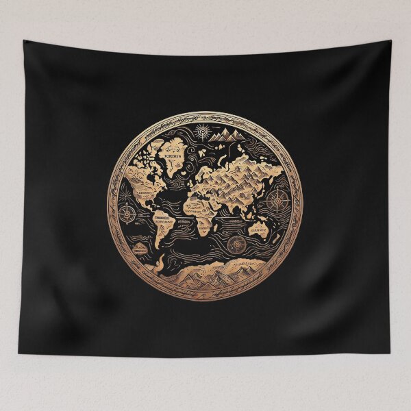 Item preview, Fantasy World Map designed and sold by StagInk.