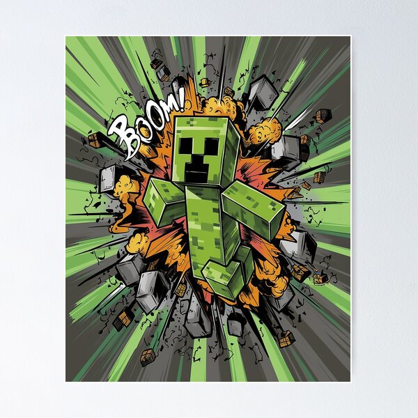 Item preview, Creeper Explosion designed and sold by Thompika.