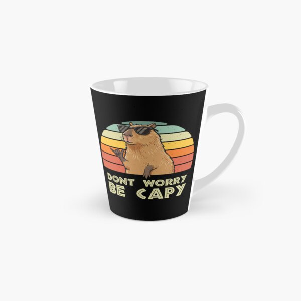 Item preview, Don't Worry Be Capy Fun Chill Capybara Vintage designed and sold by d247.