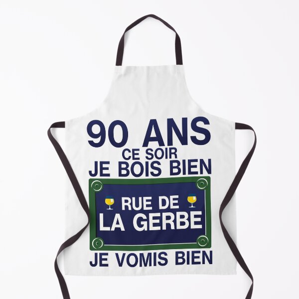 Item preview, 90 years old street gerbe anniversary plaque humor alcohol vomit designed and sold by Achille3777.