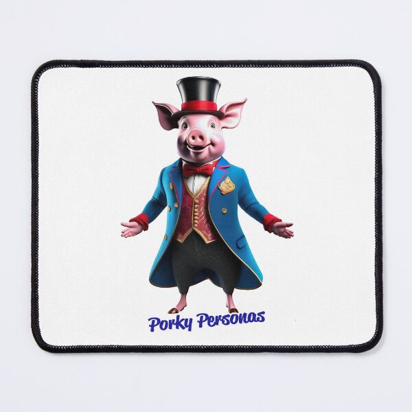 Item preview, Porky Personas Funny Pig Characters designed and sold by Drone-tees.