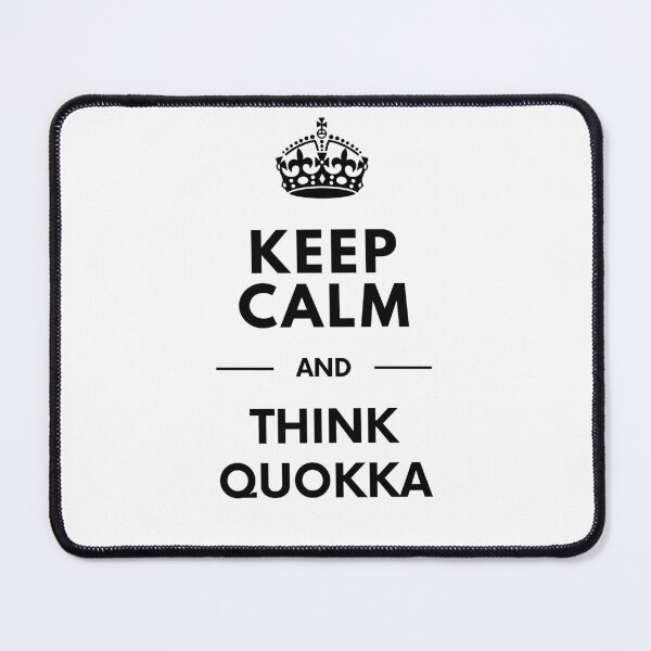 Item preview, Keep Calm and Think Quokka designed and sold by welovequokkas.