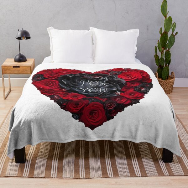 Item preview, heart with rose flower with inscription for you designed and sold by echotek.