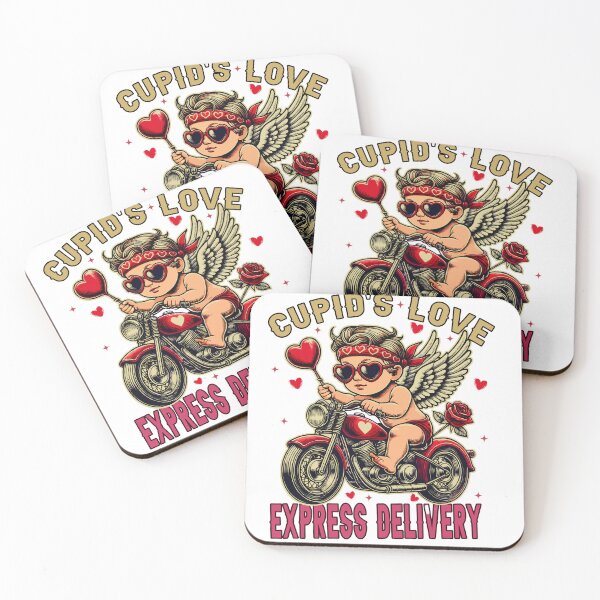 Item preview, Cupid's Love Express Delivery - Fun Valentine's Day Design designed and sold by Colorten.