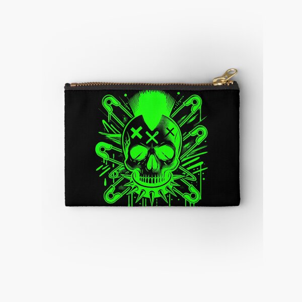 Item preview, Green Punk Skull With Mohawk designed and sold by UNK-Fatigues.