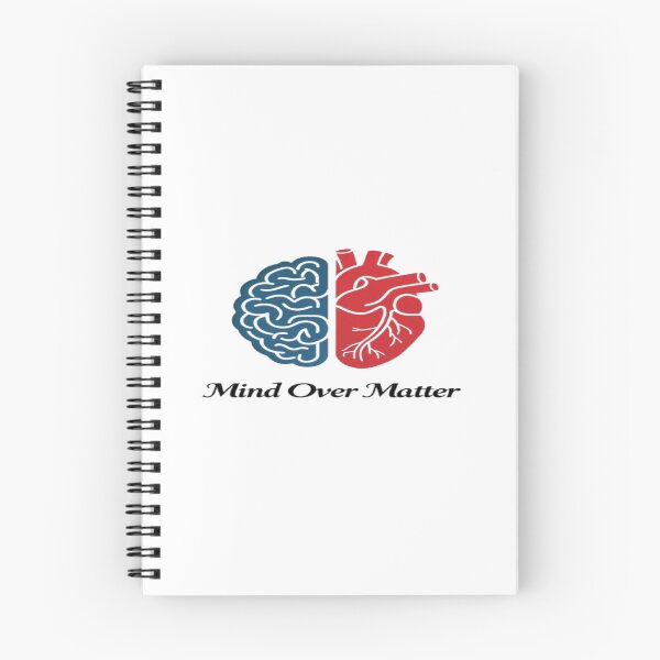 Item preview, Mind Over Matter | Brain and Heart Illustration designed and sold by ArtsyElegance4U ⭐⭐⭐⭐⭐.