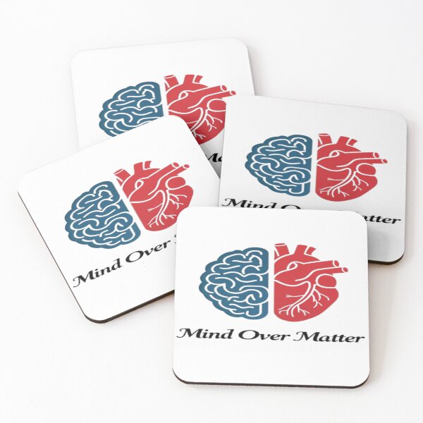 Item preview, Mind Over Matter | Brain and Heart Illustration designed and sold by ArtsyElegance4U ⭐⭐⭐⭐⭐.