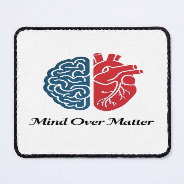 Item preview, Mind Over Matter | Brain and Heart Illustration designed and sold by ArtsyElegance4U ⭐⭐⭐⭐⭐.