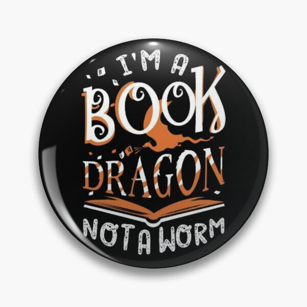 Item preview, i'm a book dragon not a worm designed and sold by the-book-store.