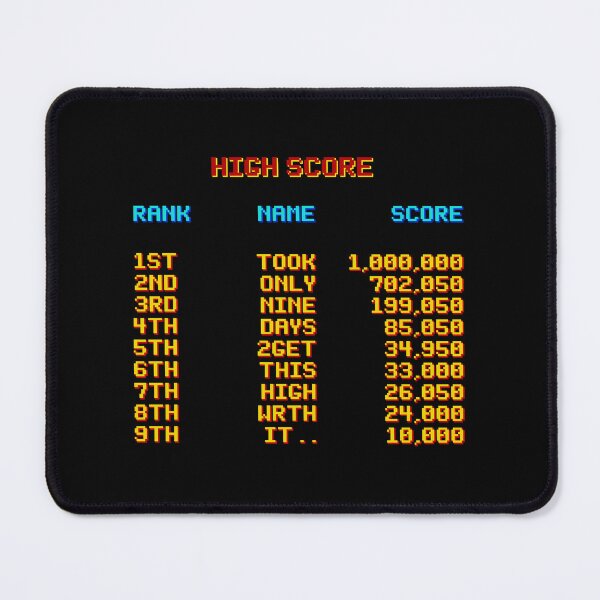 Item preview, Retro High Score Table designed and sold by THE FEZZLER.