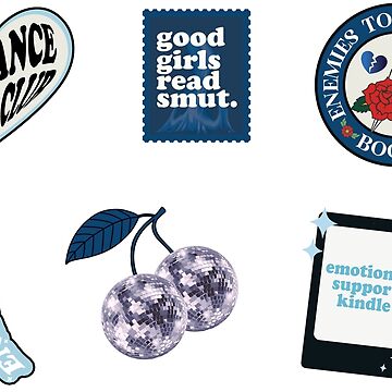 Vorschaubild zum Design Leseblatt-Paket Kindle-Buch Blau Buch-Dekor Reader für Buchliebhaber von StickyBook
