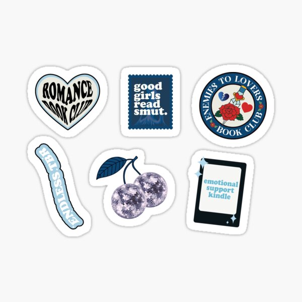 Artikel-Vorschau von Leseblatt-Paket Kindle-Buch Blau Buch-Dekor Reader für Buchliebhaber, designt und verkauft von StickyBook.