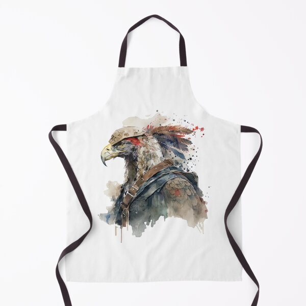 Item preview,  The Beauty of the Samurai Eagle Watercolor Head designed and sold by Marcu Ioachim.