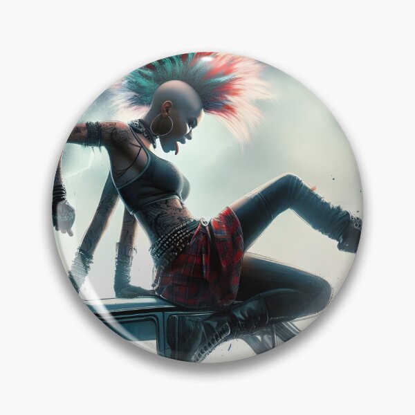 Item preview, punk woman dancing (00025) designed and sold by cedmultimedia.