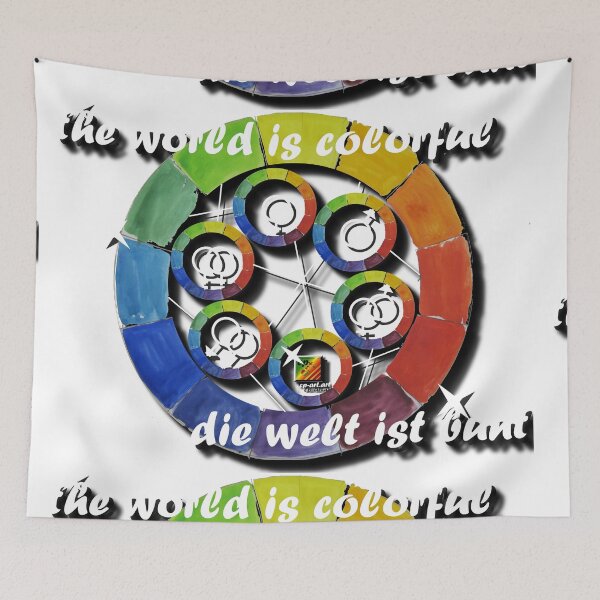 Item preview, The world is colorful designed and sold by cp-art.art.